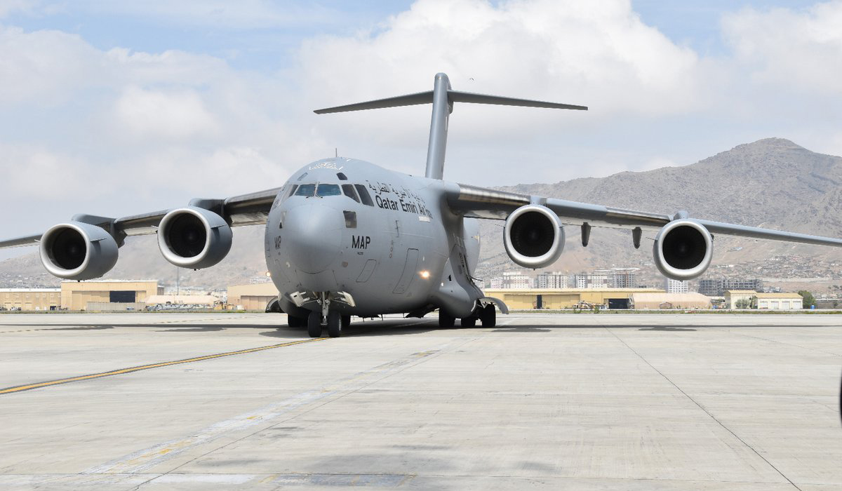 Qatari Plane Carrying Humanitarian Aid Arrives in Afghanistan